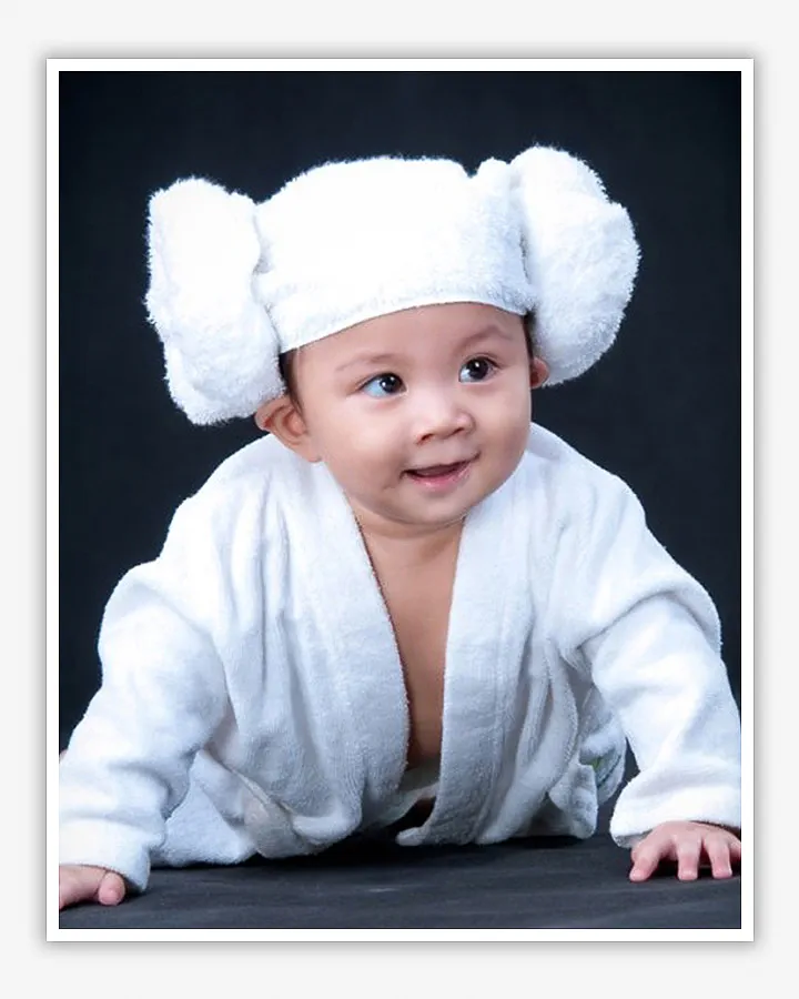 專業兒童攝影-羊角帽-男寶寶照片
