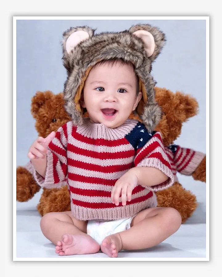 可愛嬰兒照片-泰迪熊造型服-寶寶照ptt