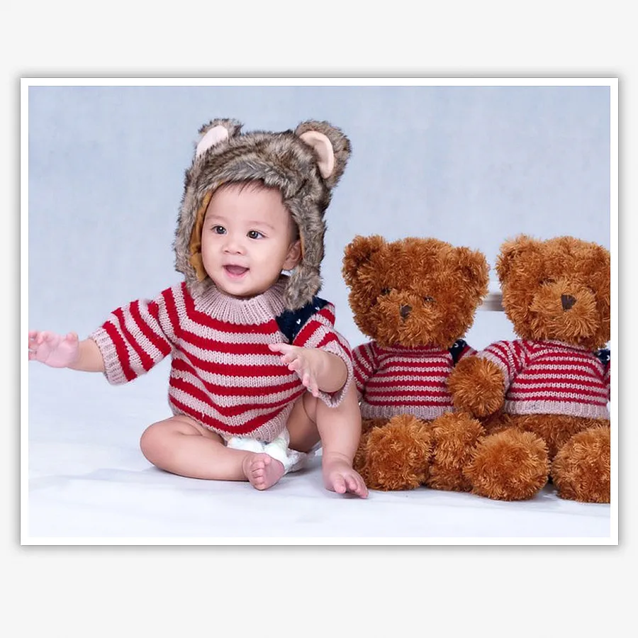 男寶寶照片-泰迪熊造型服-寶寶照價格