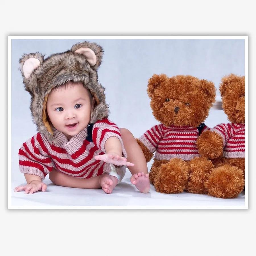 男寶寶照片-泰迪熊造型服-寶寶照價格