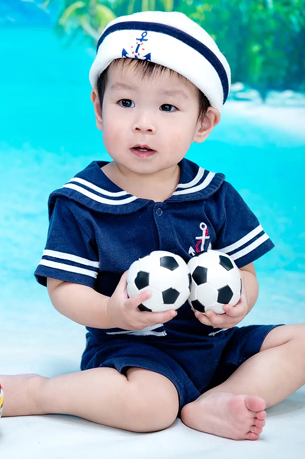可愛寶寶照片-寶寶攝影-海軍造型服