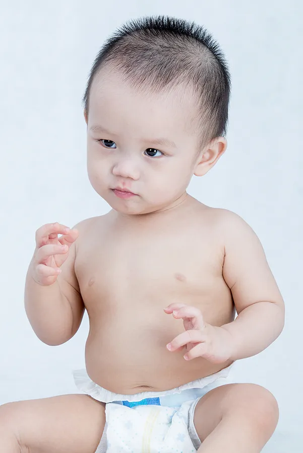 寶寶攝影-1歲雙胞胎-嬰兒尿布照-男生