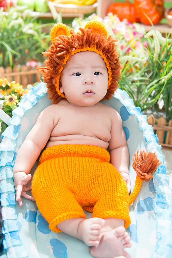 可愛嬰兒照片-寶寶照方案-男-4M-尿布照