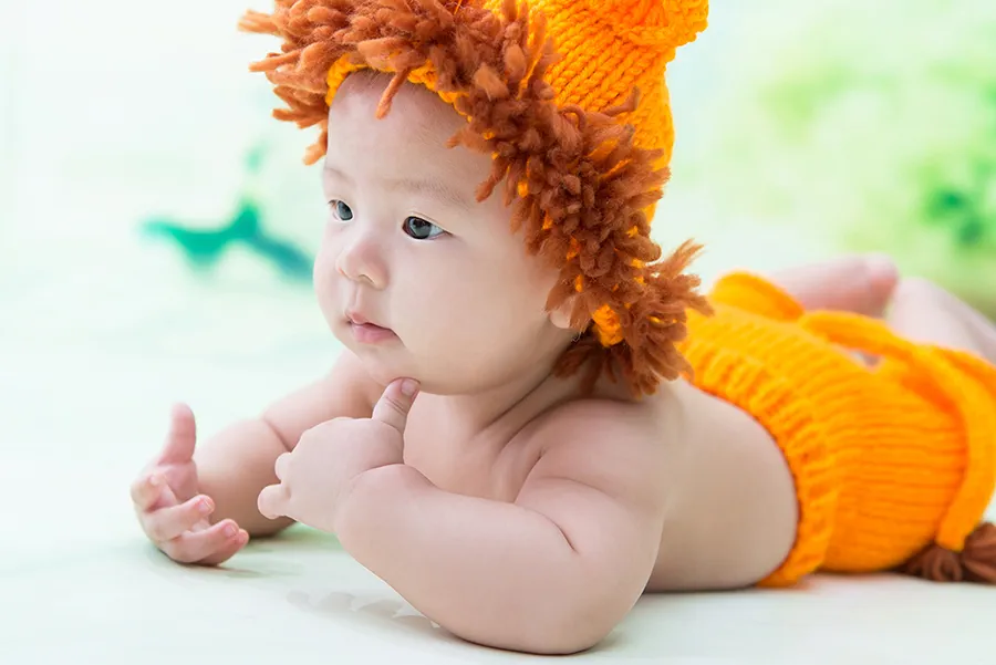 可愛嬰兒照片-寶寶照方案-4M-獅子裝