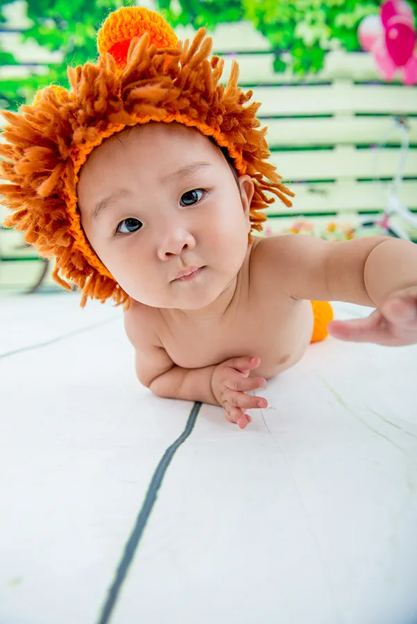 週歲寫真費用-獅子裝-寶寶嬰兒寫真