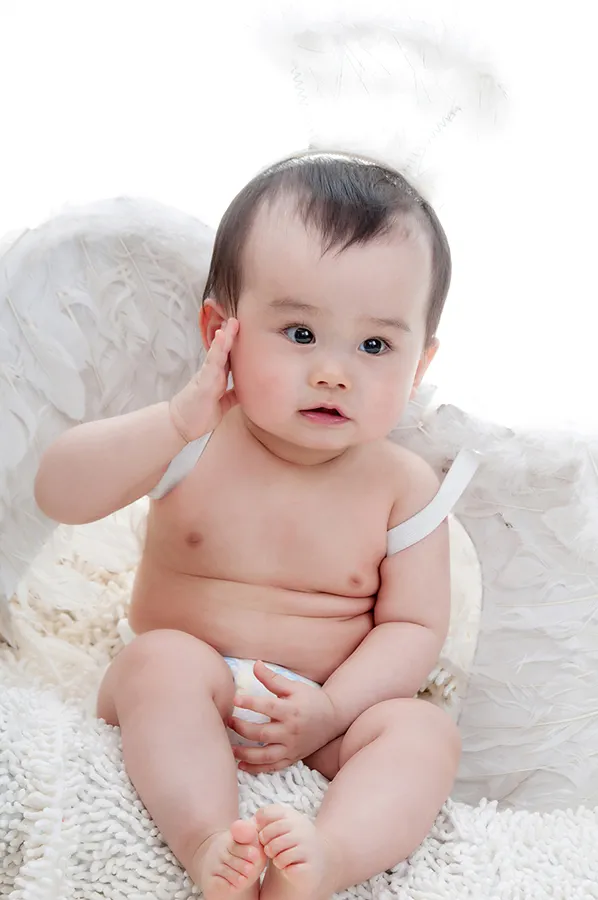 寶寶攝影 推薦-6M-寶寶尿布照-嬰兒照片