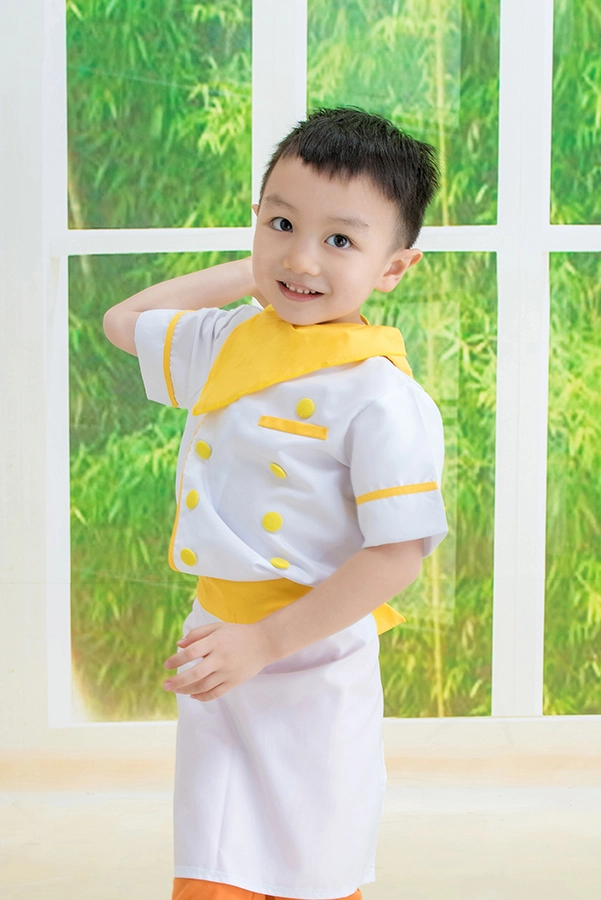寶寶寫真ptt-三歲男生-廚師服-娃娃臉攝影