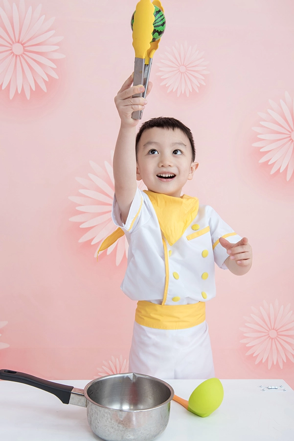 寶寶攝影ptt-三歲男生-廚師服-娃娃臉攝影