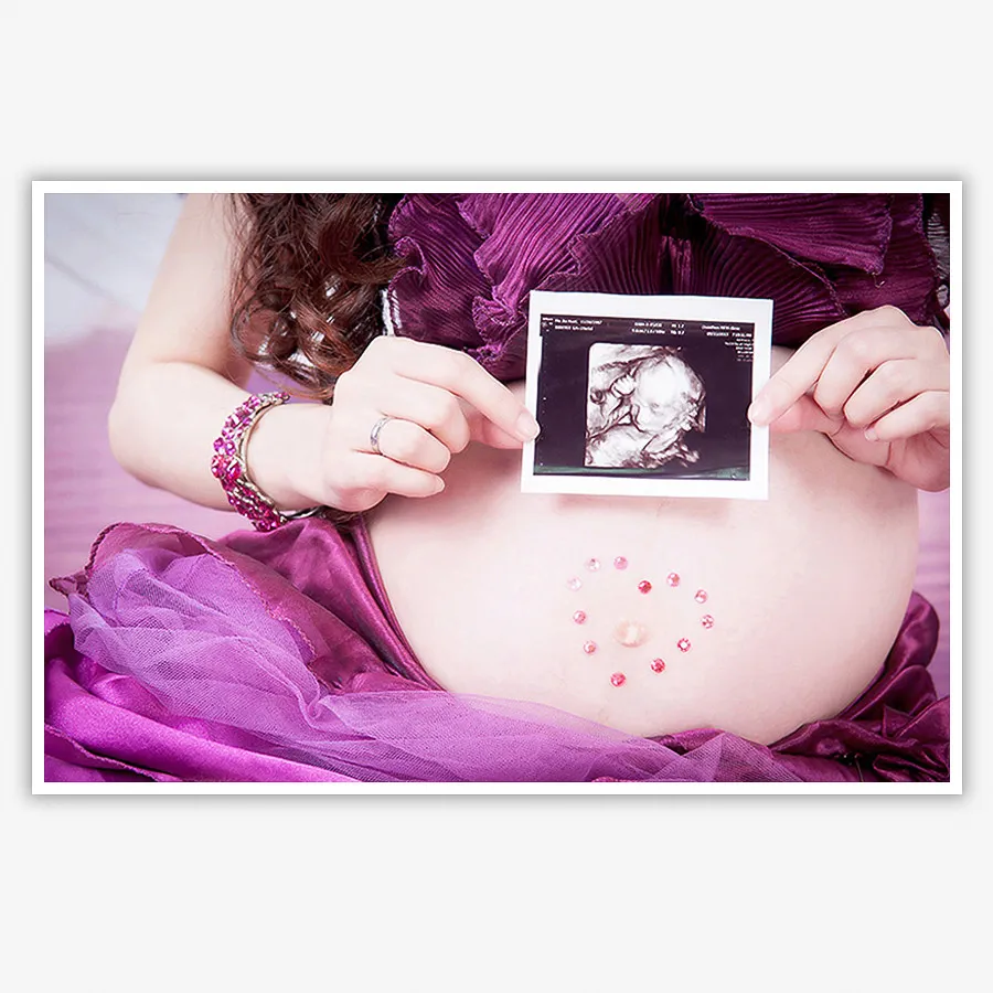 孕婦照-孕婦寫真服裝-紫色孕婦裝