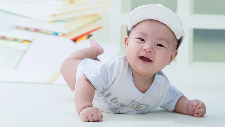 可愛嬰兒照片-4個月男寶-寶寶攝影