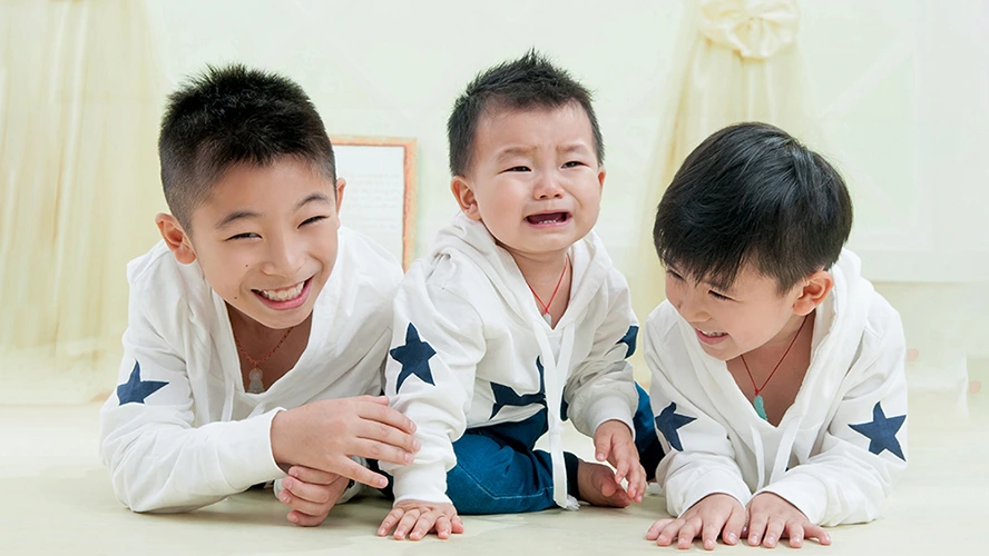 寶寶攝影推薦-三兄弟-周歲寶寶寫真